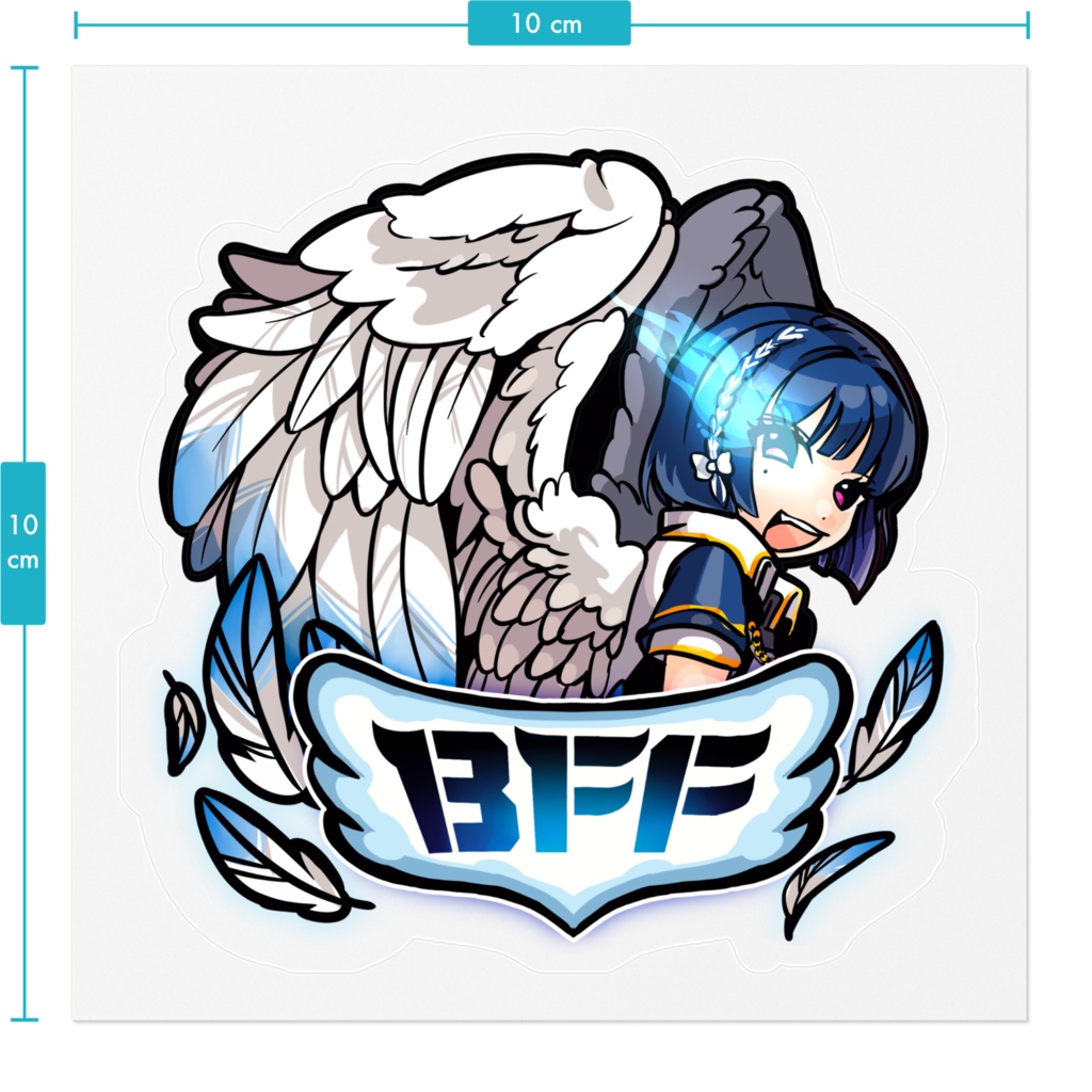 BFFクリアステッカー