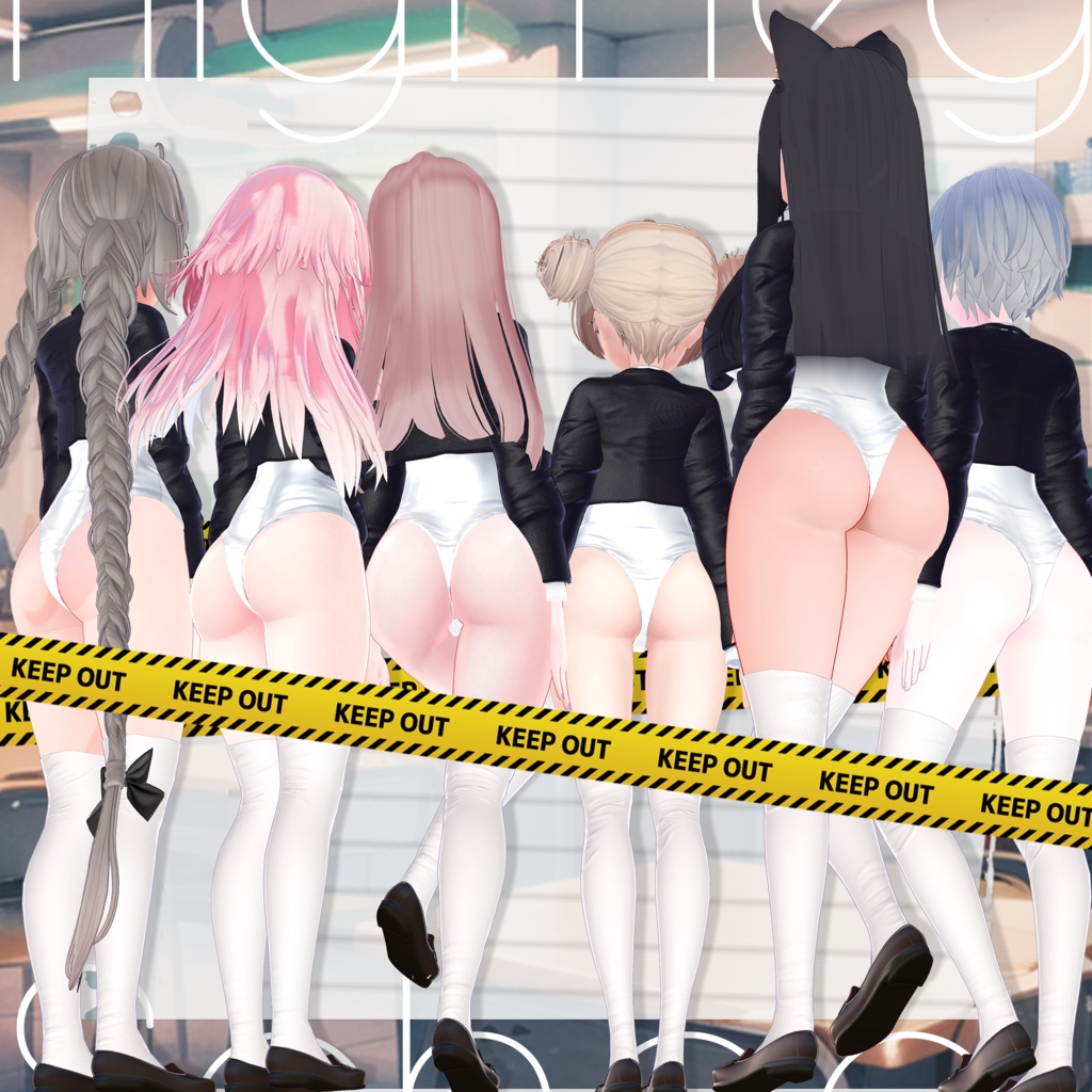 Highleg School 私立ハイレグ学園【7アバター対応】