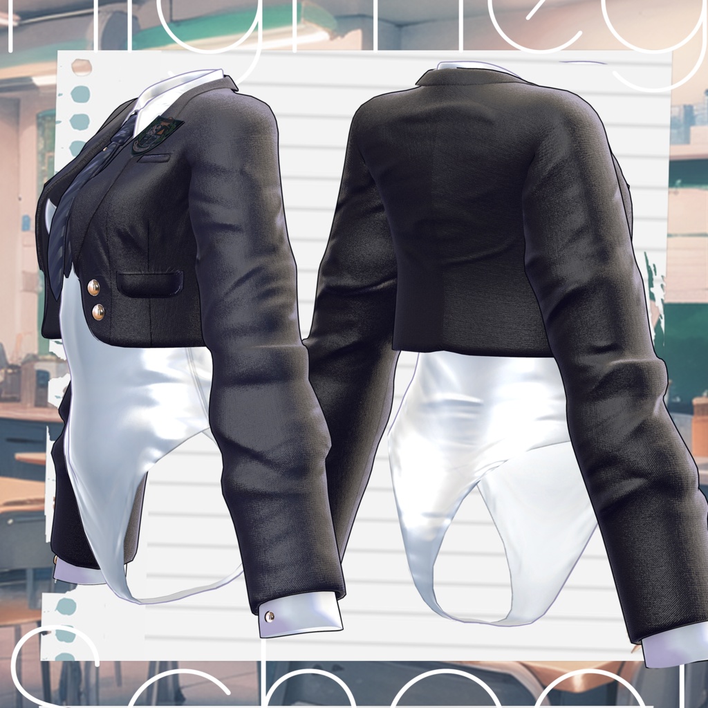 Highleg School 私立ハイレグ学園【7アバター対応】