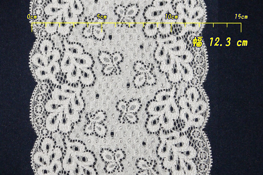 抱き枕用レースリング(幅広サイズ ホワイトリーフ)