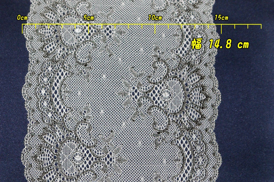 抱き枕用レースリング(幅広サイズ特製 ブラック&ホワイトB)