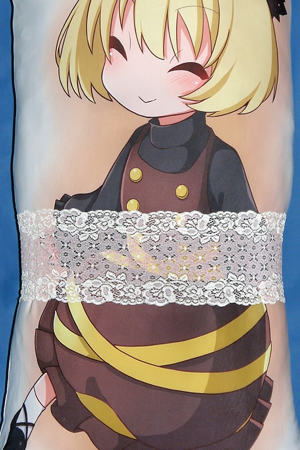 抱き枕用レースリング(幅広サイズ 上製 アイボリー&ライトパープル)