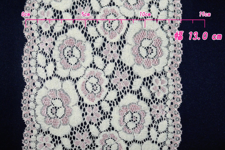 抱き枕用レースリング(幅広サイズ 上製 バニラアイス&ピンク)