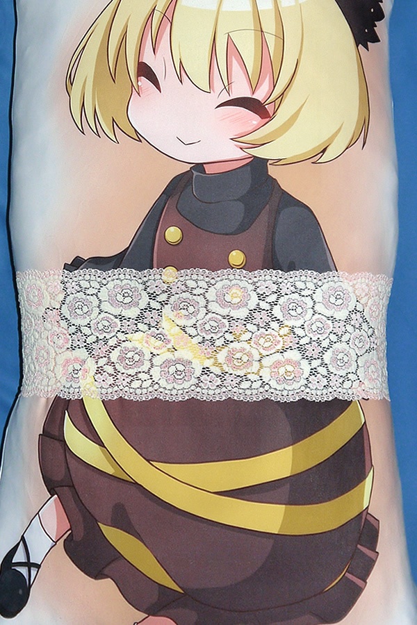 抱き枕用レースリング(幅広サイズ 上製 バニラアイス&ピンク)