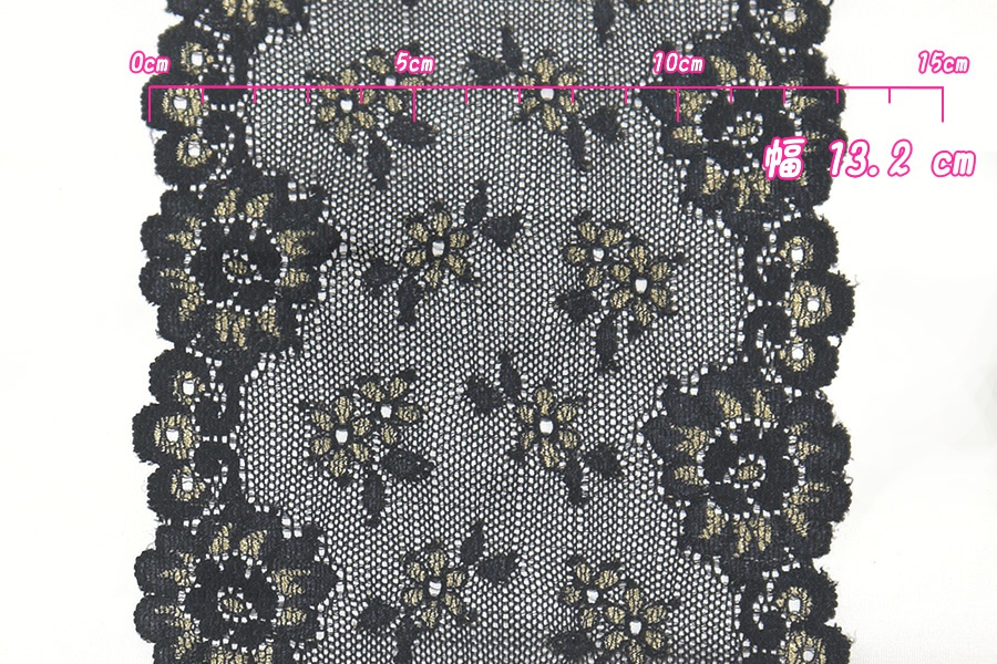 抱き枕用レースリング(幅広サイズ ブラック&ゴールド)