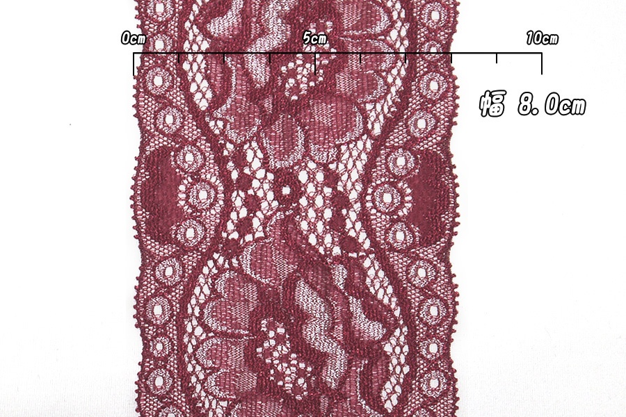 抱き枕用レースリング(幅ふつうサイズ ワインレッド)