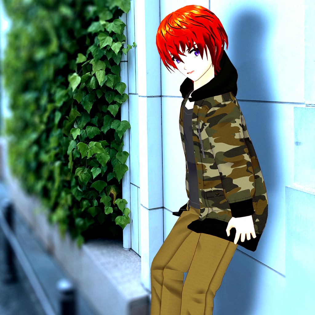 モッズ&ミリタリージャケット 男女兼用 VRoid衣装テクスチャ