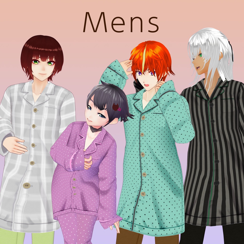 着合わせパジャマ - VRoid 男女