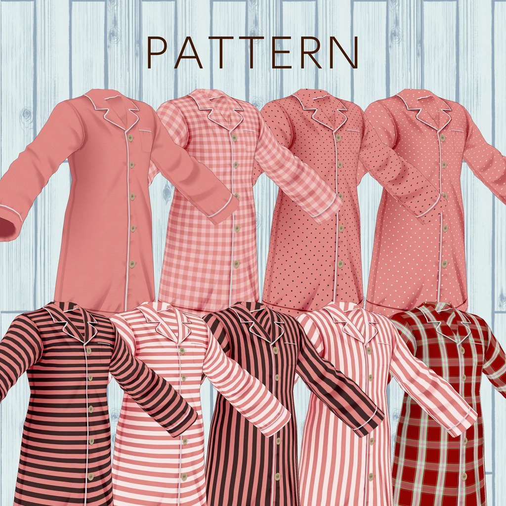 着合わせパジャマ - VRoid 男女