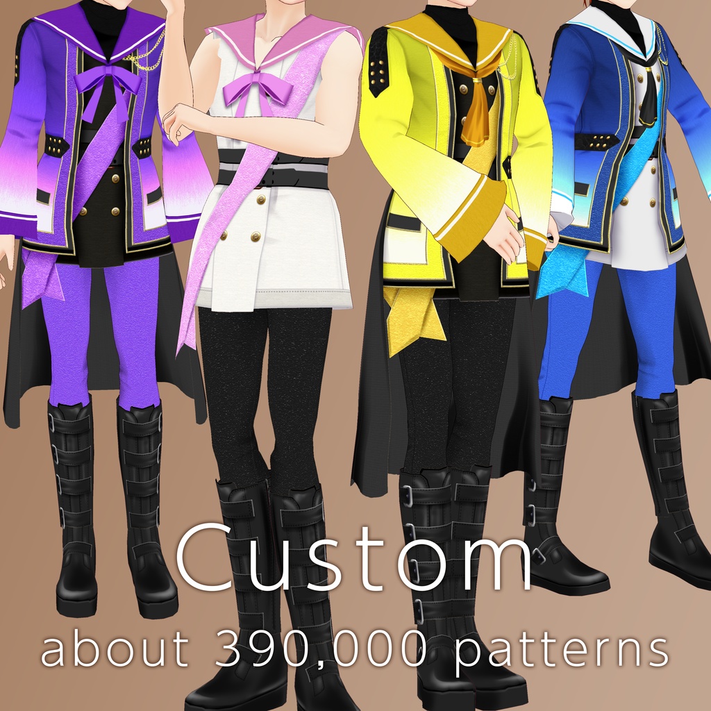 セーラーアイドル VRoid 男女兼用【β版用】