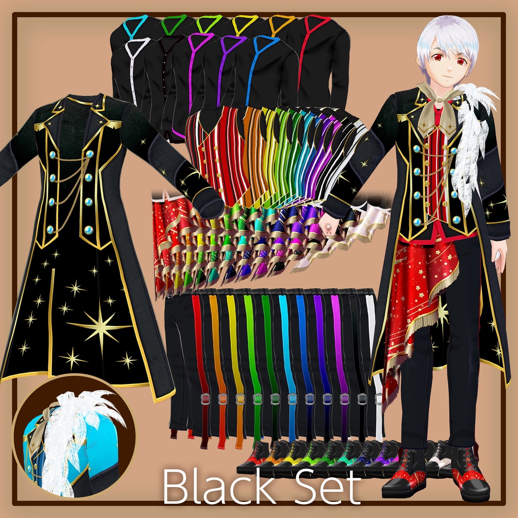 VRoidアイドル服 Milky way