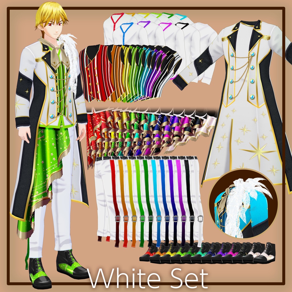 VRoidアイドル服 Milky way