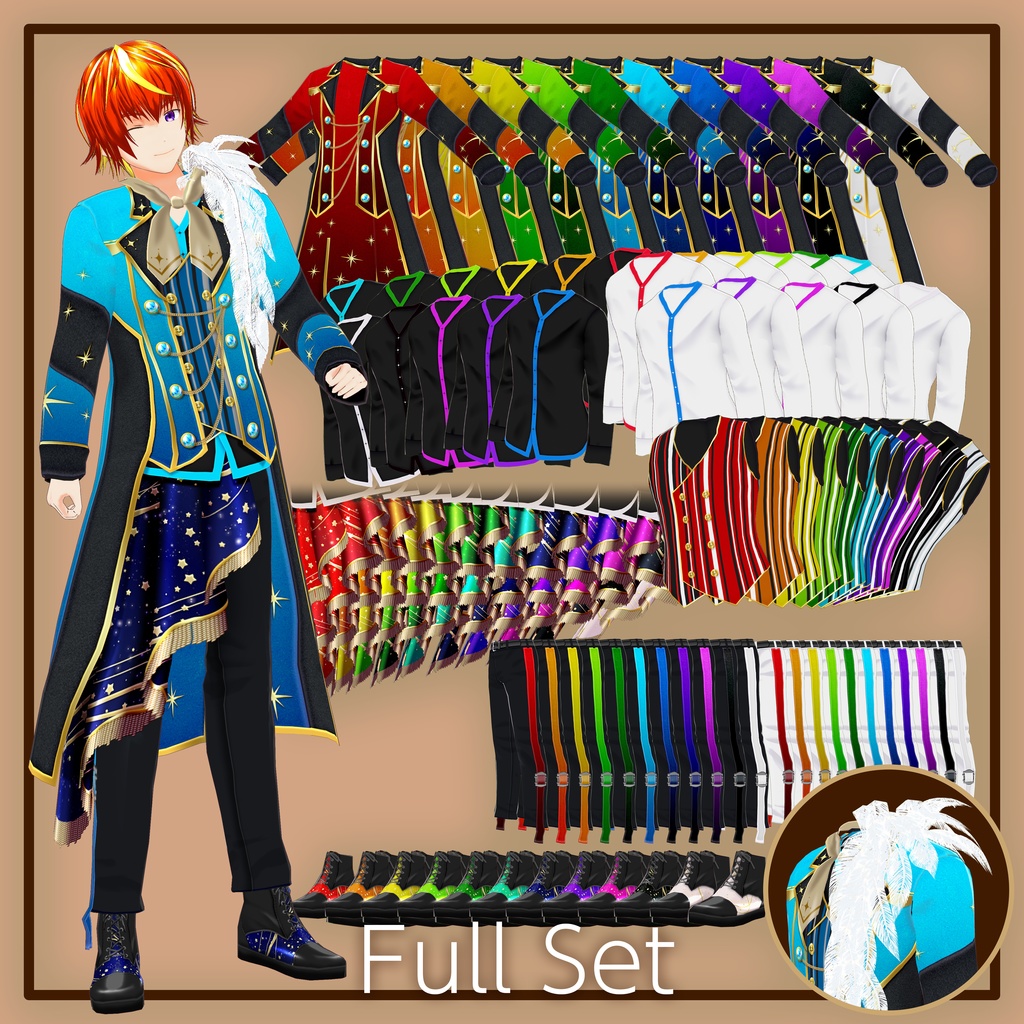 VRoidアイドル服 Milky way