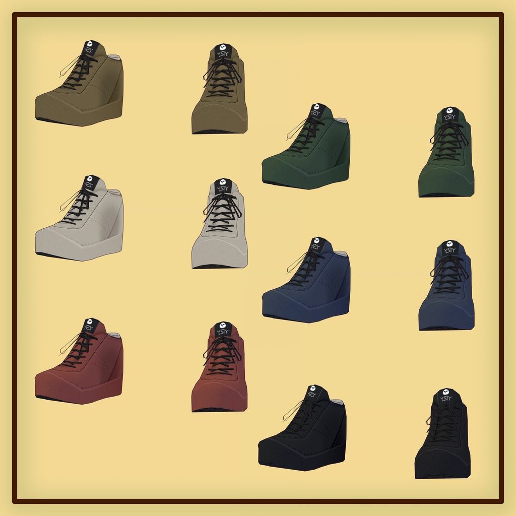 VRoid トレッキングシューズ Trekking Shoes