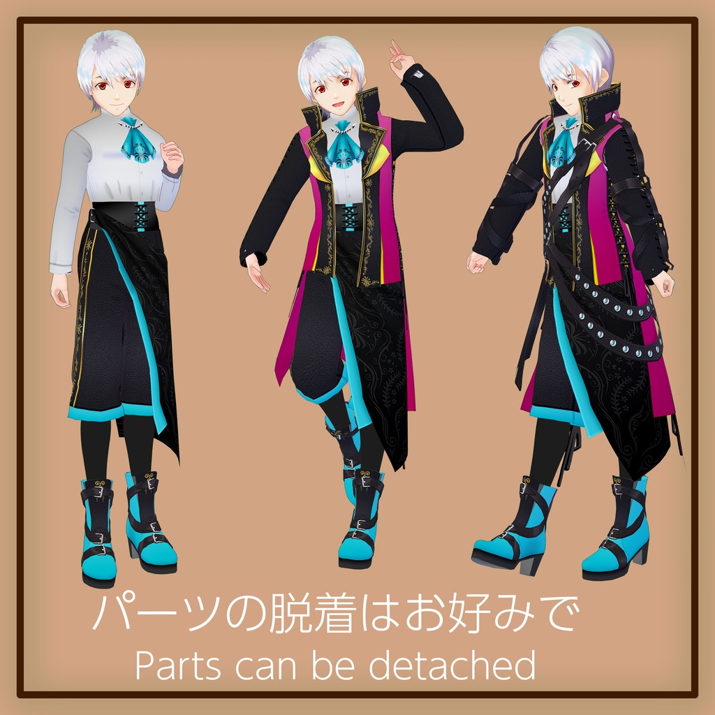 VRoid 着合わせアイドル衣装-Nerine Customizable idol costumes ‘Nerine’