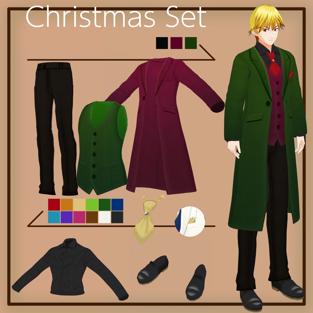 VRiod 着合わせフロックコート Customizable frock coat