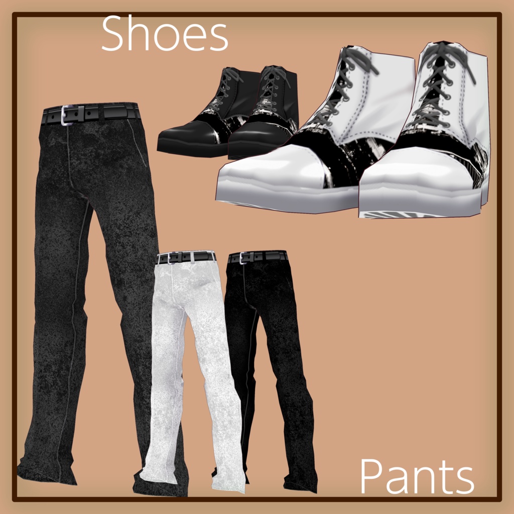 モノクロポートレートセットアップ monochrome portrait setup VRoid