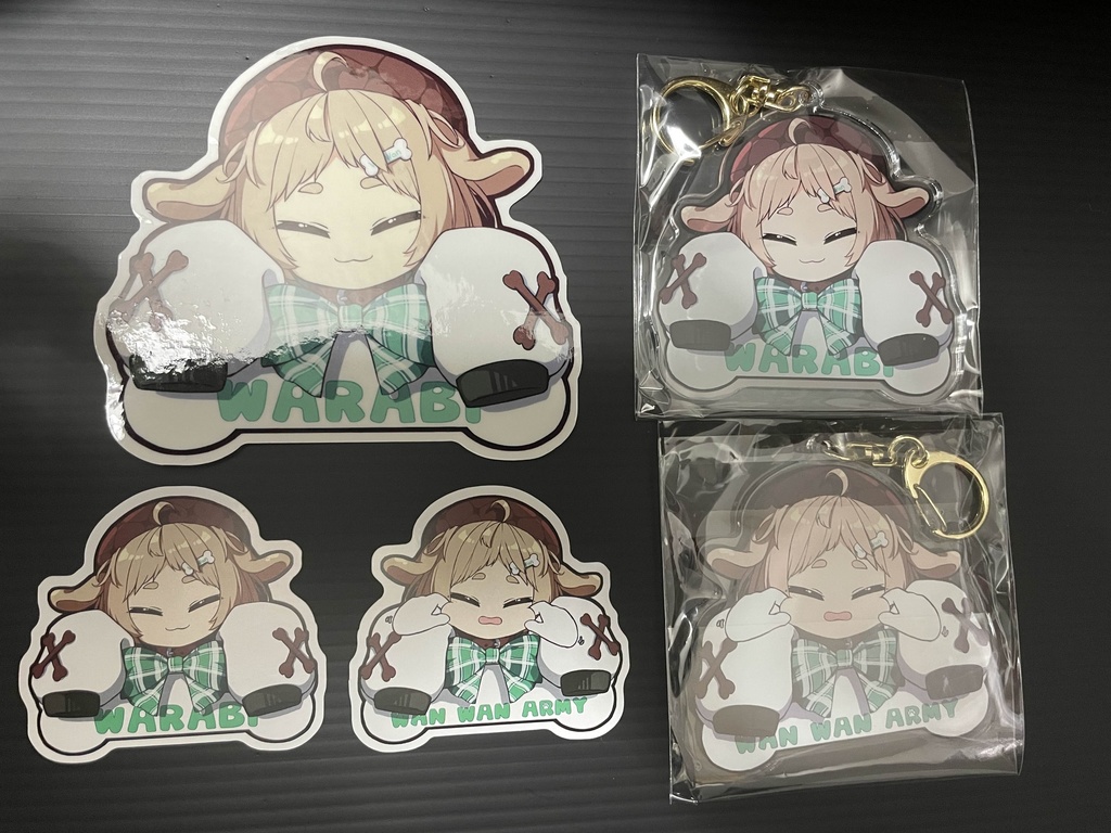 耐候仕様 ダイカットBIGサイズステッカー ワラビ/ウォルフラム