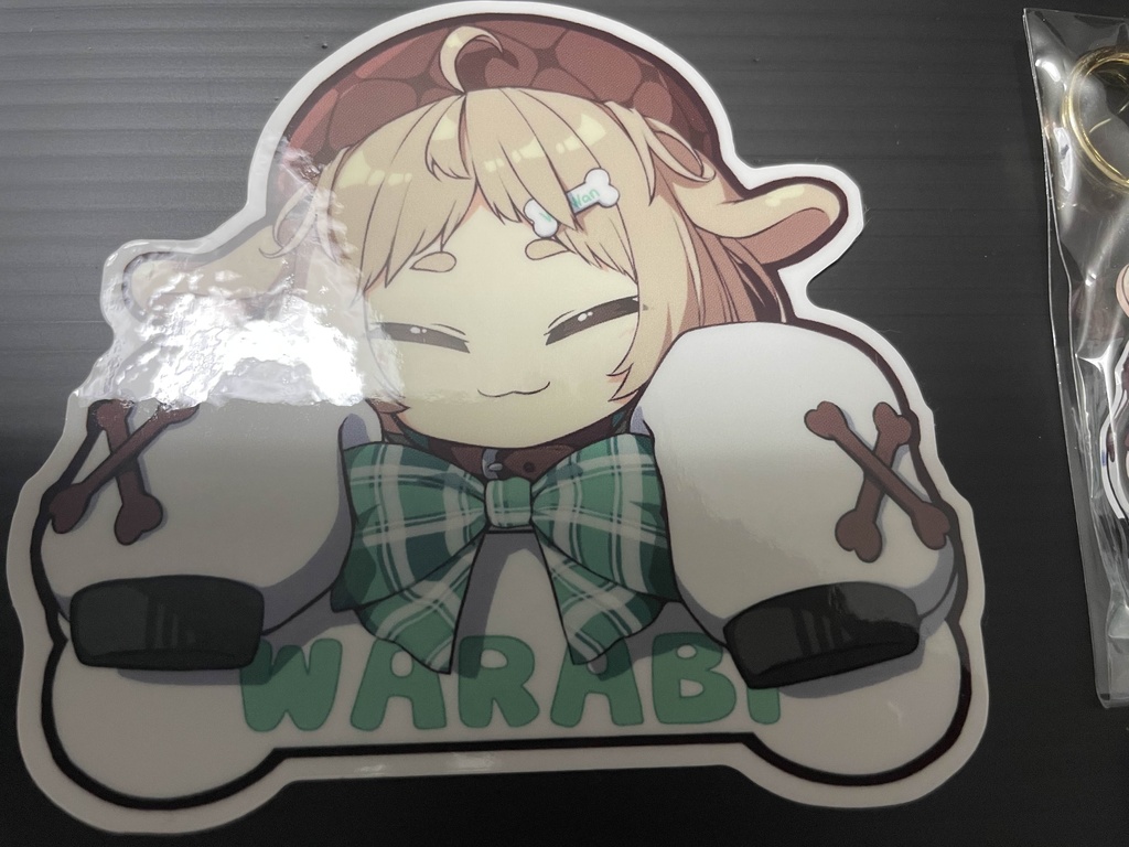 耐候仕様 ダイカットBIGサイズステッカー ワラビ/ウォルフラム