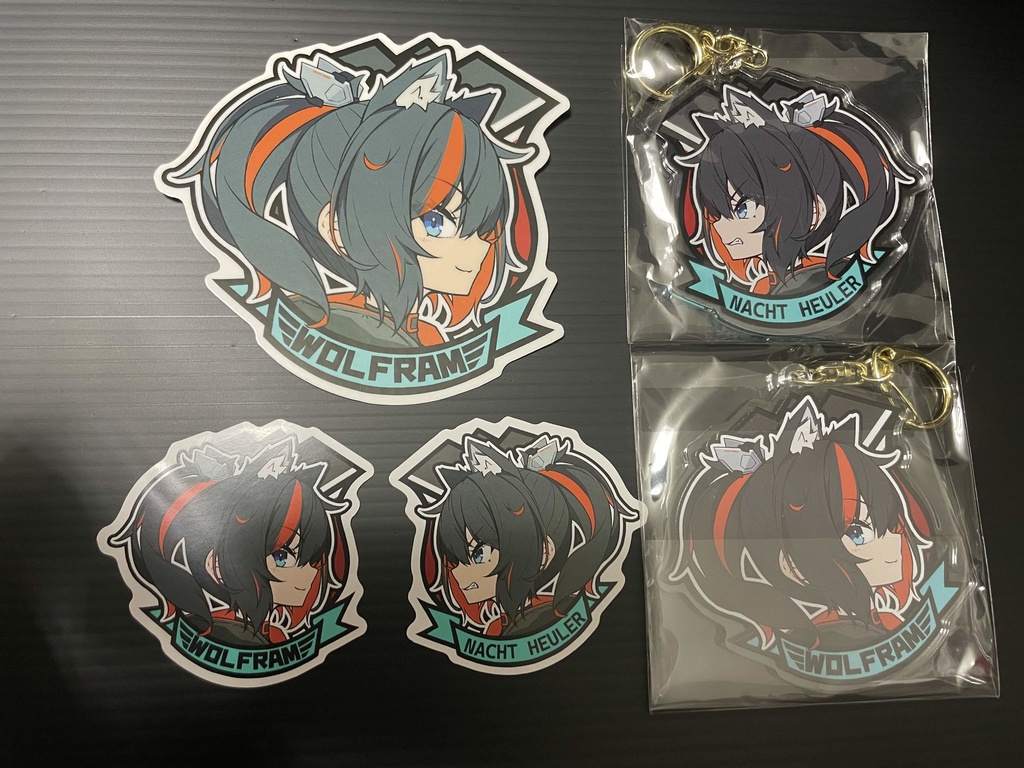 耐候仕様 ダイカットBIGサイズステッカー ワラビ/ウォルフラム