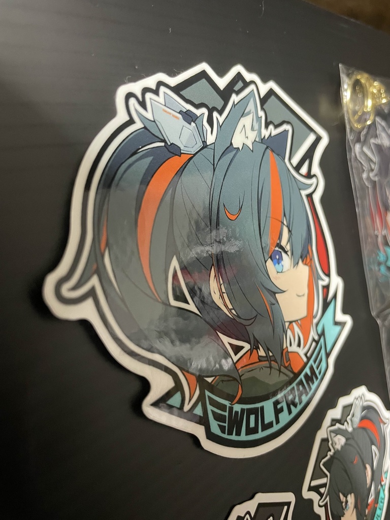 耐候仕様 ダイカットBIGサイズステッカー ワラビ/ウォルフラム