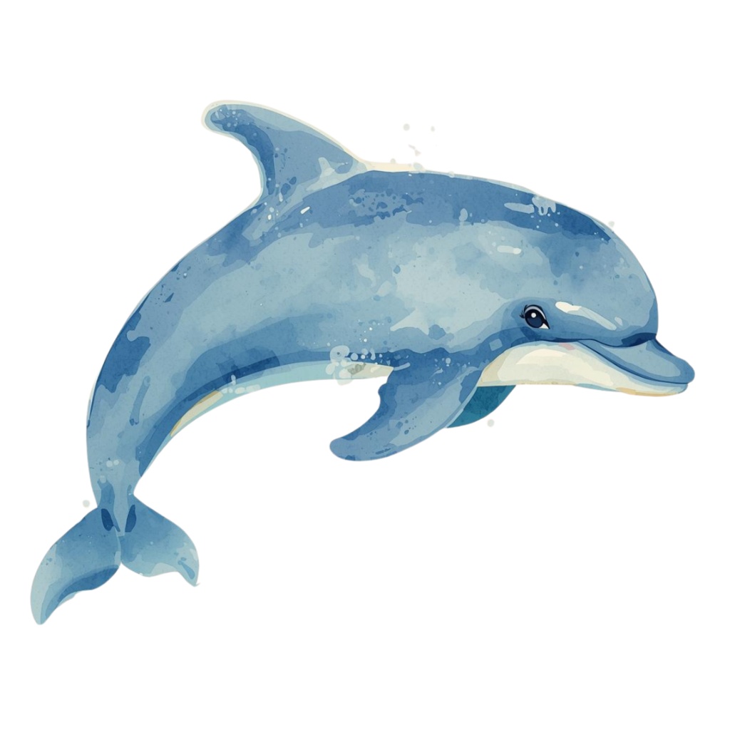 水彩・水色アンティーク海シリーズクリップアート(10点セット)