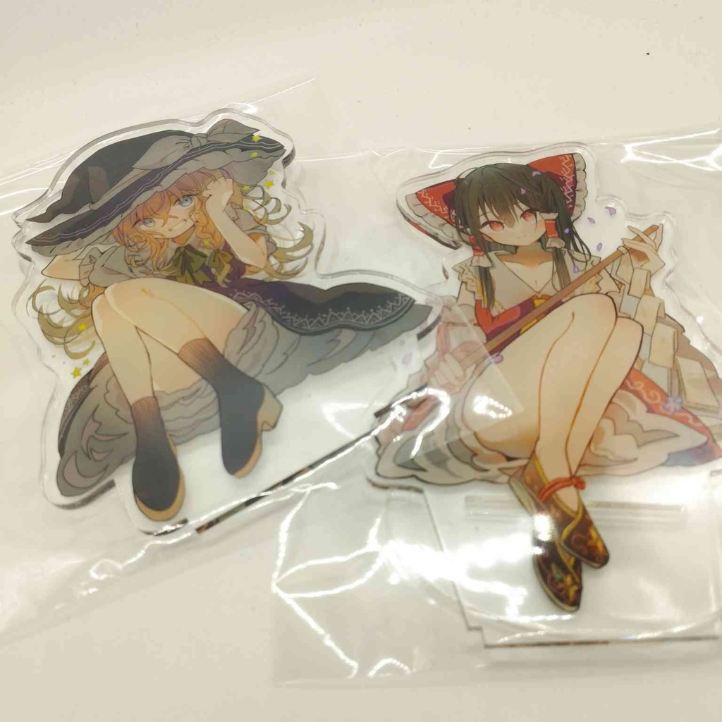 霊夢と魔理沙のアクリルスタンド