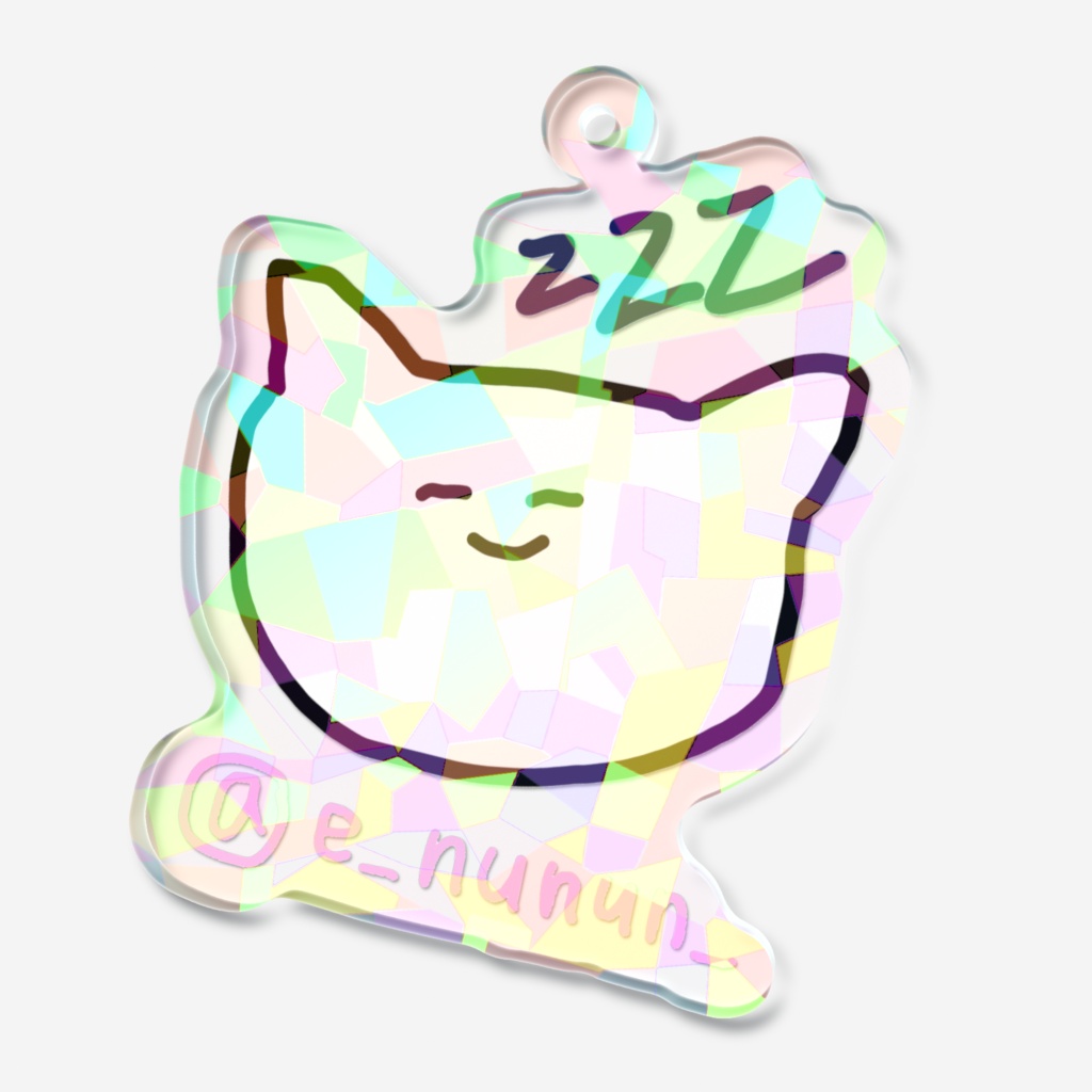 【クリスタルアクキーやで】限定ねむえぬねこ