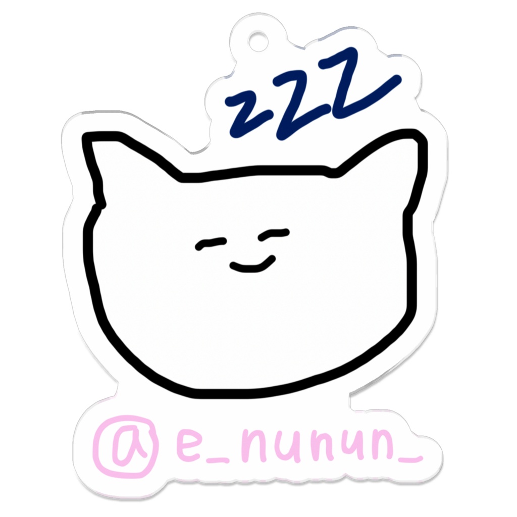 【アクキー（コーティングあり）やで】限定ねむえぬねこ