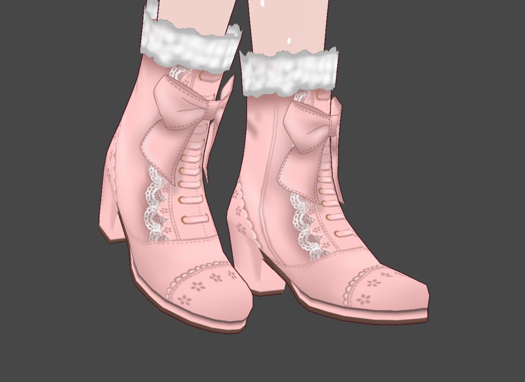High Heeled Kawaii Boots