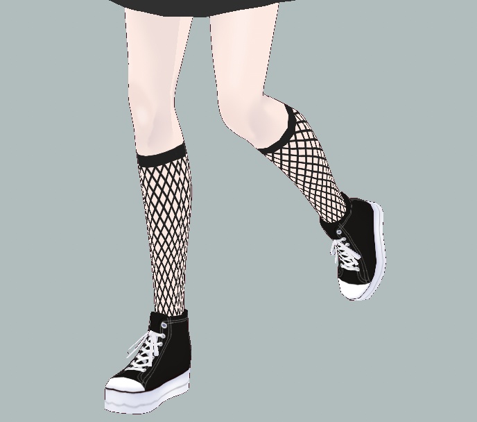 Vroid Model Assets for Vtubing Clothing Moon Dress 3D Female Model