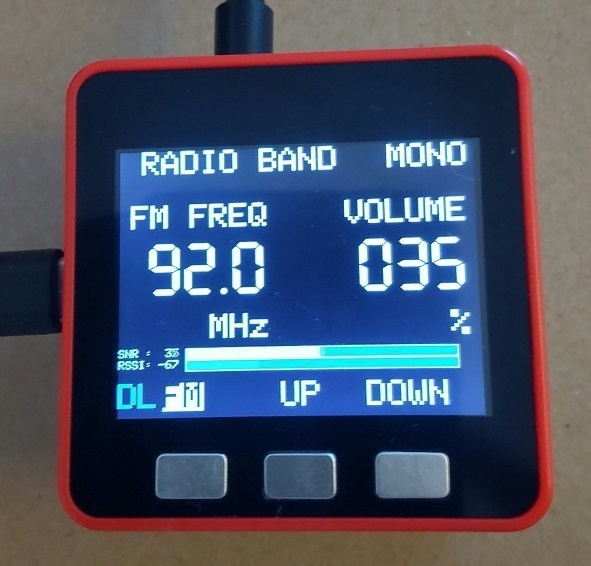 M5Stack用ワイドFM対応ラジオモジュール【部品実装済品】