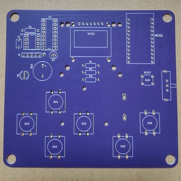 Home Made Arduboy FX 互換機作成用基板単品