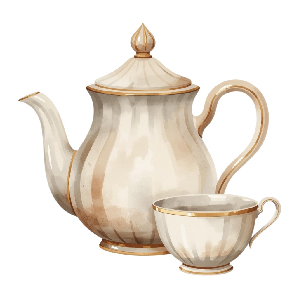 水彩カフェクリップアート25点セット