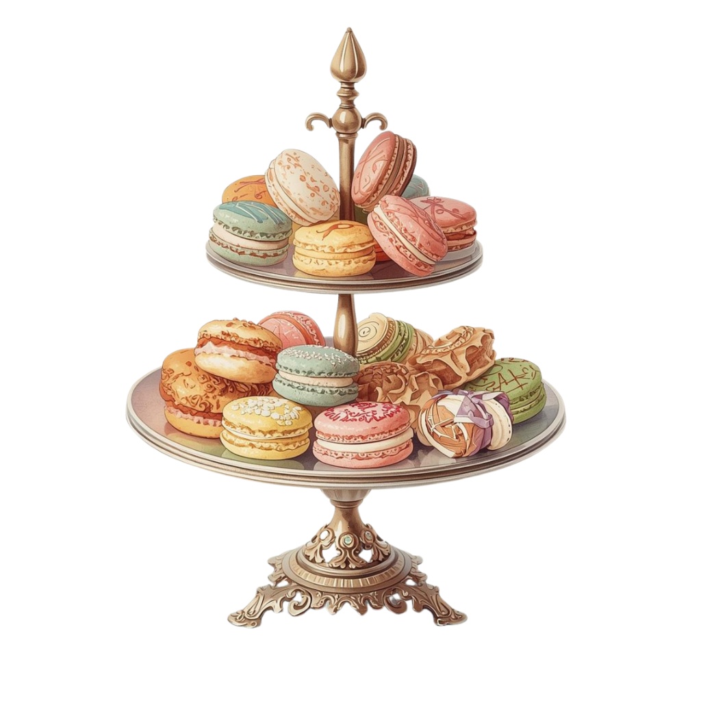 水彩カフェクリップアート25点セット