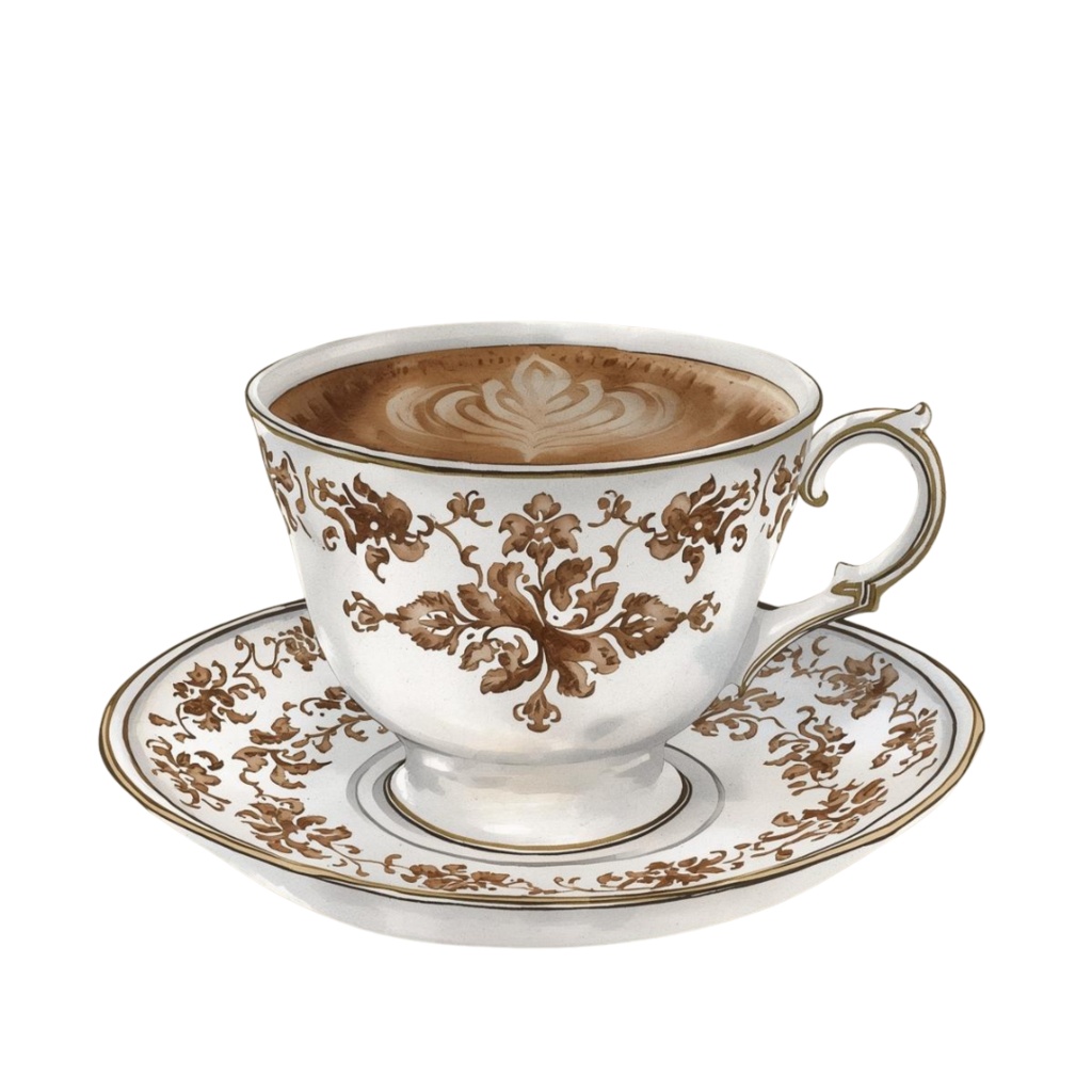 水彩カフェクリップアート25点セット