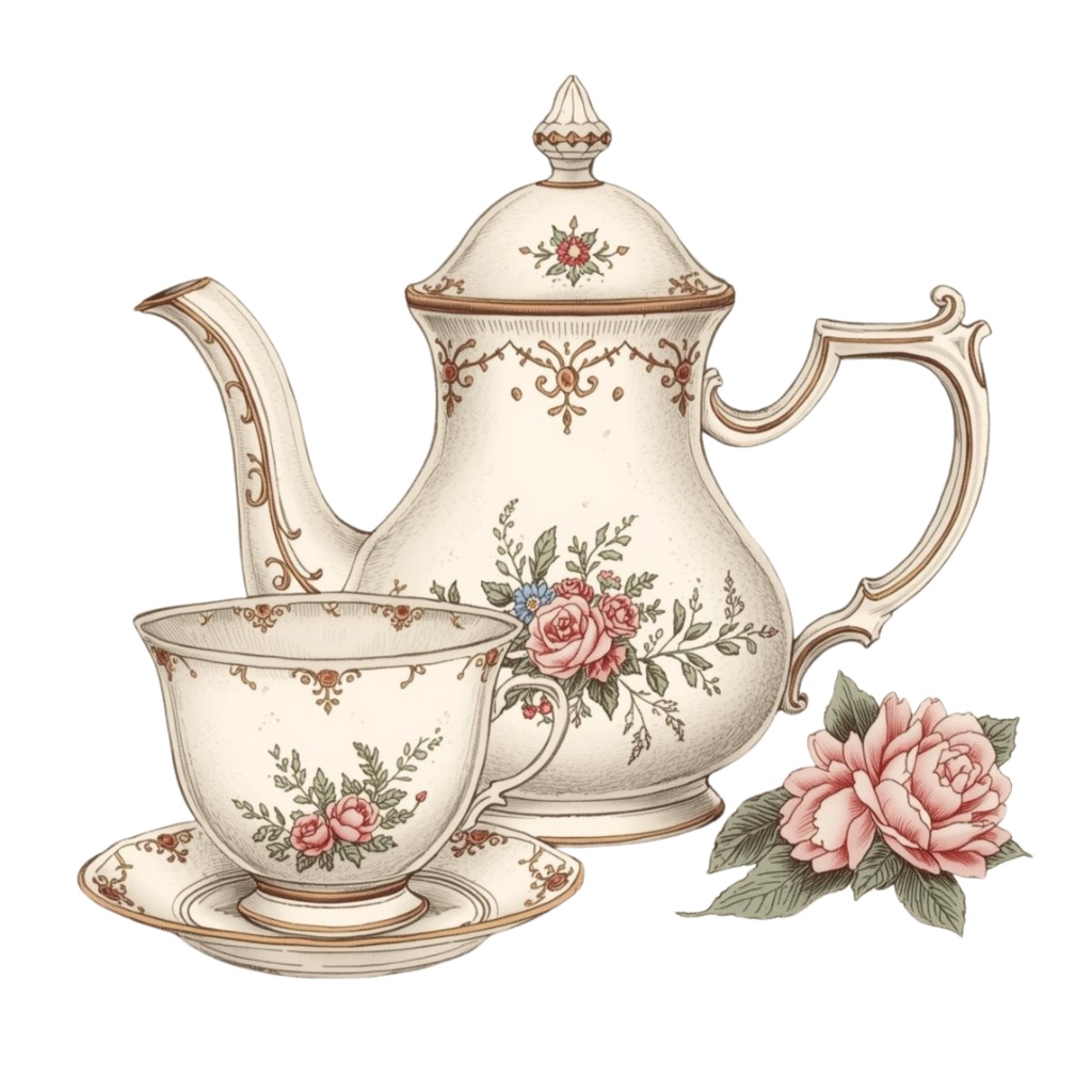 水彩カフェクリップアート25点セット