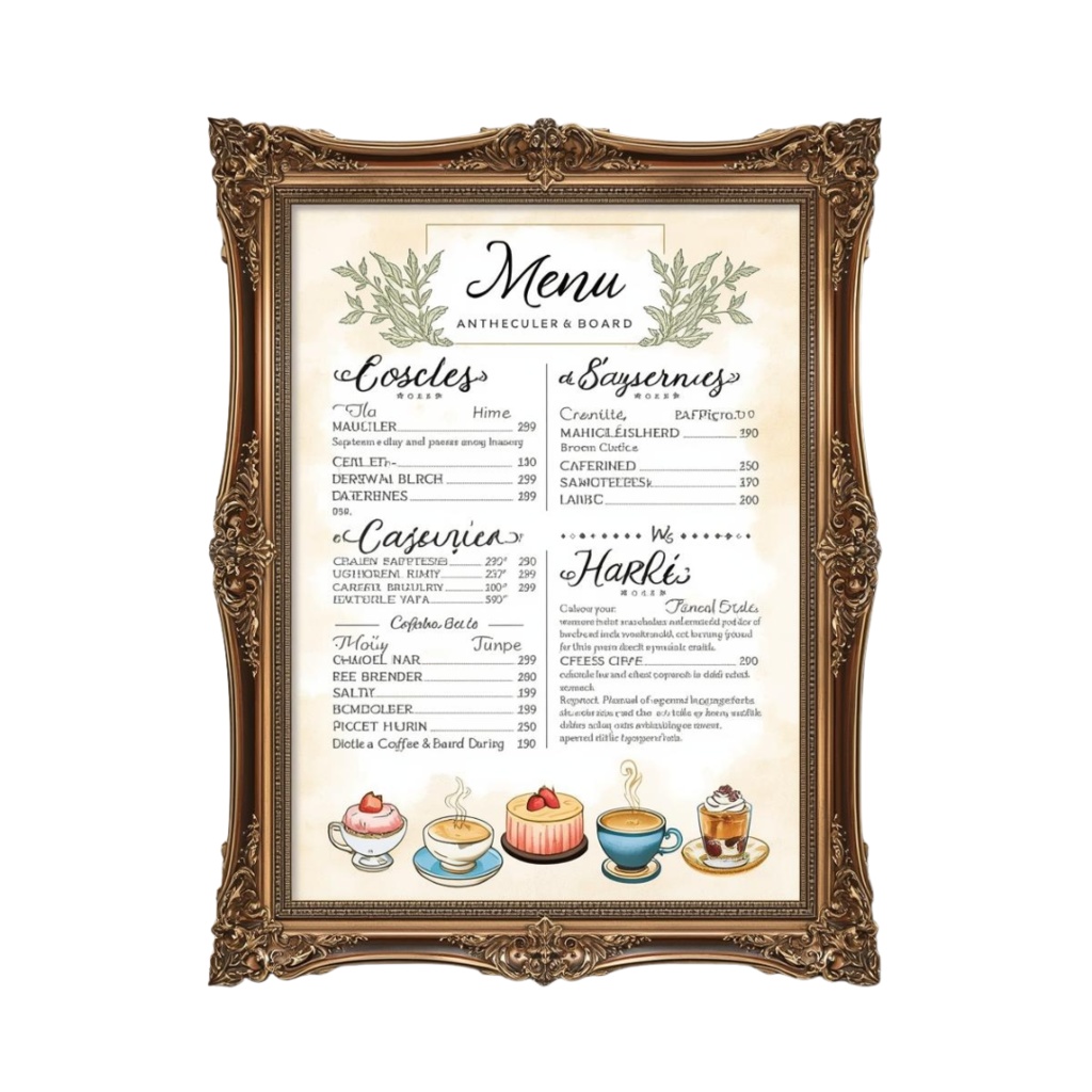 水彩カフェクリップアート25点セット