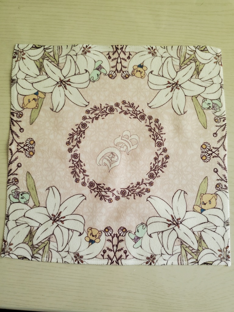 くまちゃんディミレトのかくれんぼハンカチ