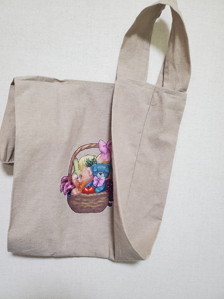 親子くまちゃんのマルシェバッグ