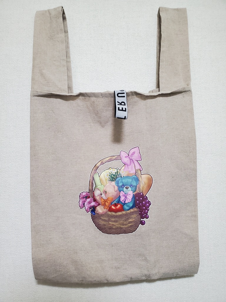 親子くまちゃんのマルシェバッグ