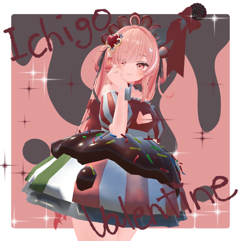 イチゴちゃん専用　Valentine dress