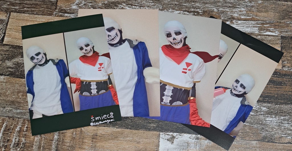 UNDERTALE骨兄弟コスプレフォトセット