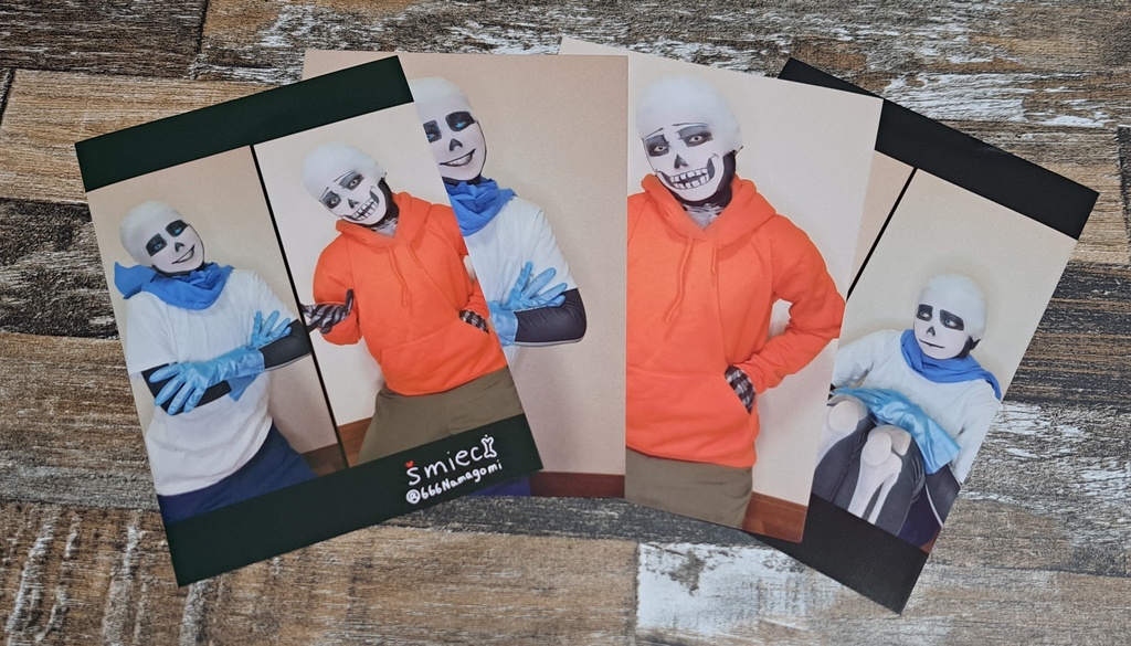 UNDERSWAP骨兄弟コスプレフォトセット