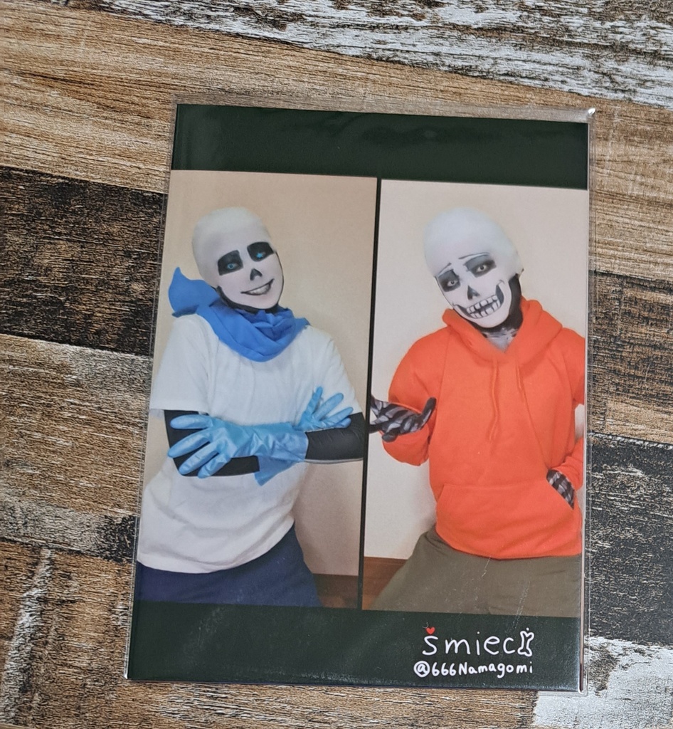 UNDERSWAP骨兄弟コスプレフォトセット