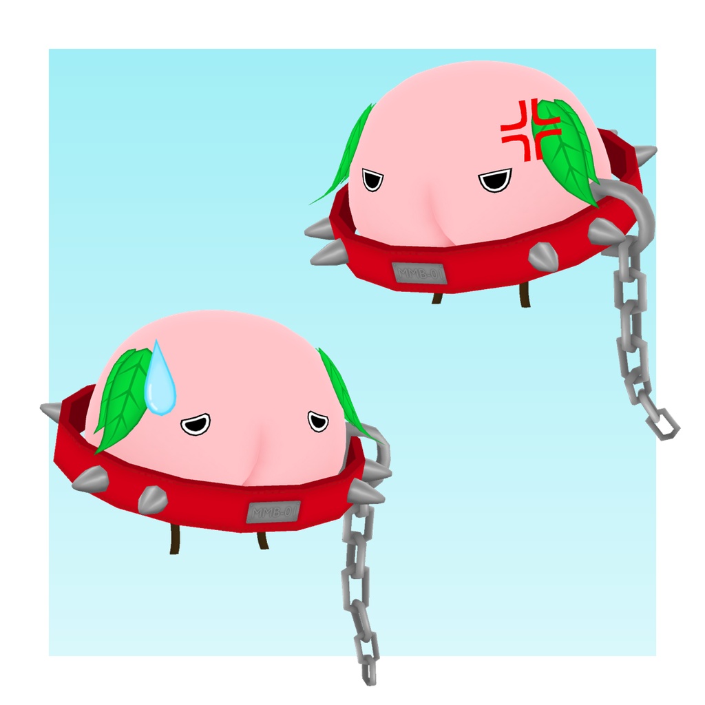 【Moblie対応】モモビー Momobee / オリジナル3Dモデル