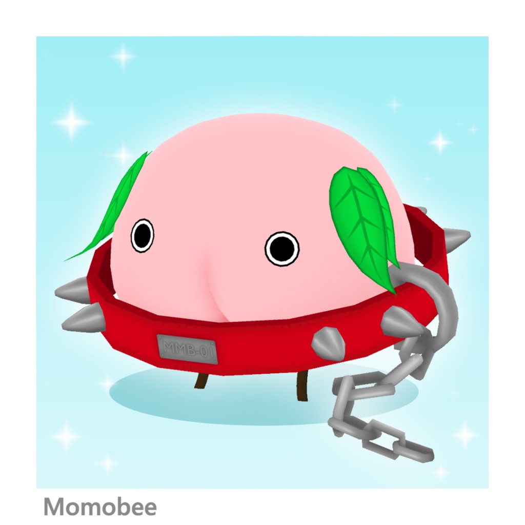 【Moblie対応】モモビー Momobee / オリジナル3Dモデル