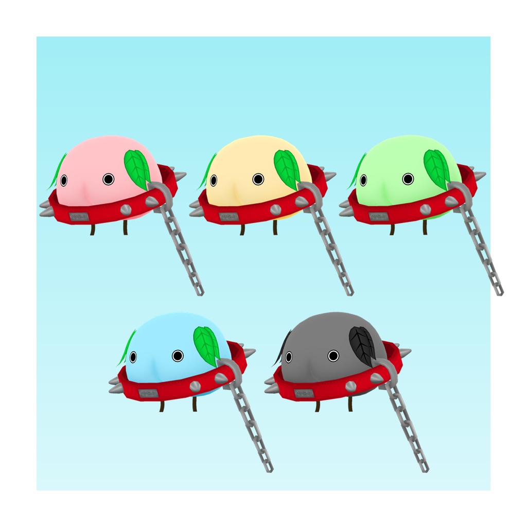 【Moblie対応】モモビー Momobee / オリジナル3Dモデル