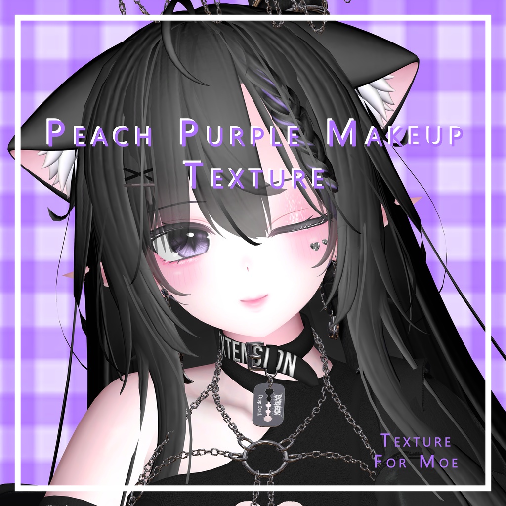 【萌 (Moe)】 ♥Peach Purple Makeup♥