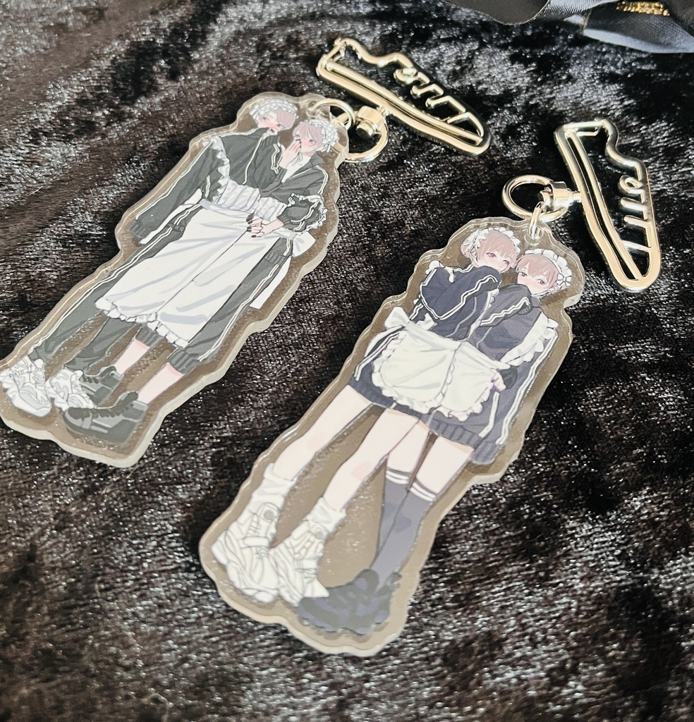 ジャージメイド男女アクキーセット売り【匿名配送】